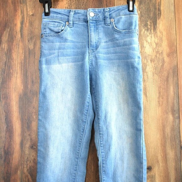 Jumping Beans Girl's Jeans Size 10R Skinny Adjustable Waist - Picture 2 of 8